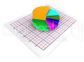 Pie Chart Shows Statistical Graphs And Graphics