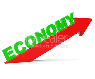 Improve Economy Represents Improvement Plan And Advance