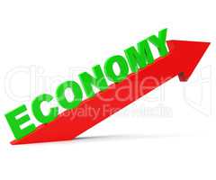 Improve Economy Represents Improvement Plan And Advance
