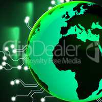 Europe Africa Globe Represents Globalisation Globalize And Count