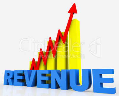 Increase Revenue Represents Business Graph And Advancing