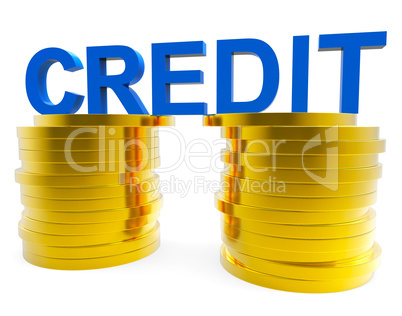 High Credit Indicates Debit Card And Banking