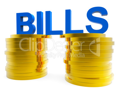 Increase Bills Shows Prosperity Finance And Upward