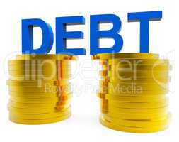 Big Debt Indicates Financial Obligation And Currency