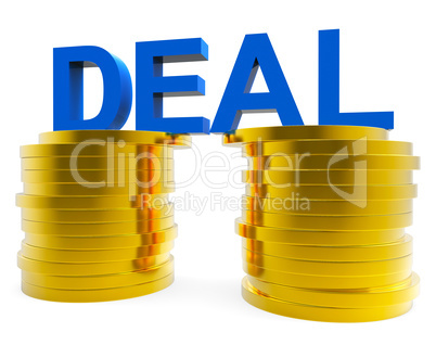 Cash Deal Represents Money Wealth And Transaction