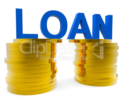 Cash Loan Represents Debit Card And Bankcard