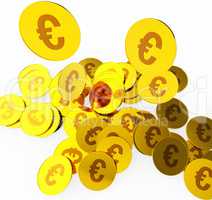 Euro Coins Indicates Money Finance And Currency