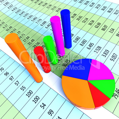 Graph Report Represents Trade Corporate And Finance