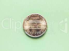 Vintage Dollar coin - 1 cent