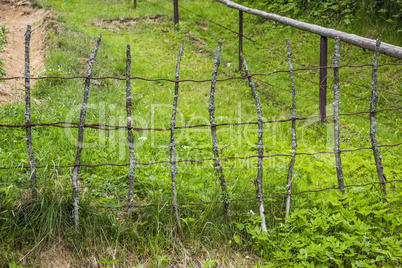 wooden fence