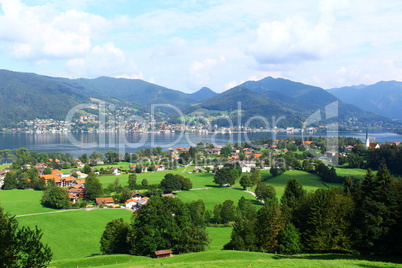 Blick auf den Tegernsee