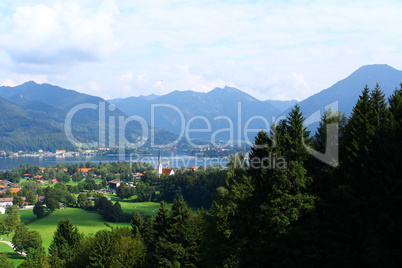 Blick auf den Tegernsee