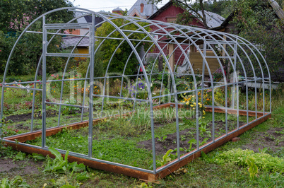 Greenhouse in the garden