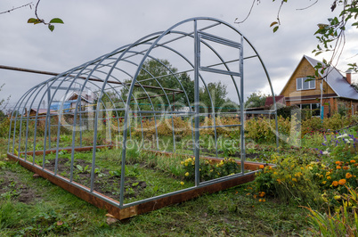 Greenhouse in the garden