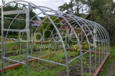 Greenhouse in the garden