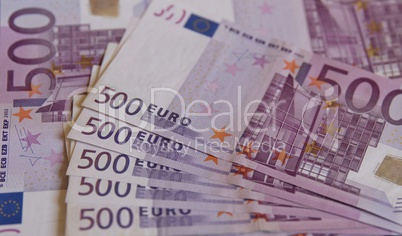 euro money banknotes