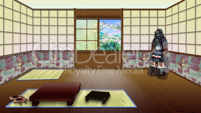 Traditional Japanese Room Interior