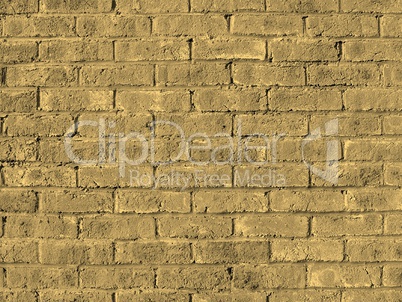 Brick wall sepia