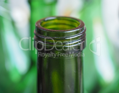 Green bottle neck