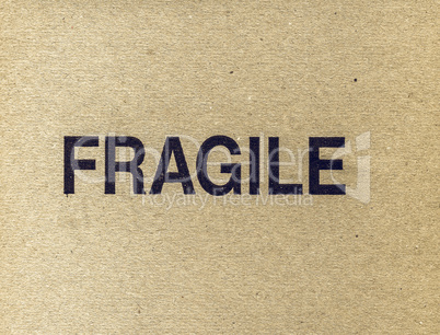 Vintage looking Fragile