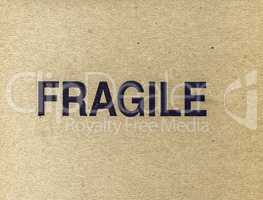Vintage looking Fragile