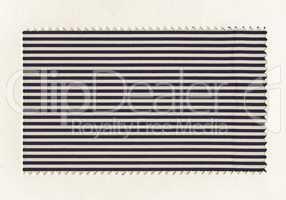 Vintage looking Violet Striped fabric sample