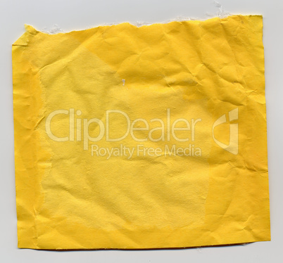 Yellow paper texture background