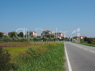 View of the city of Settimo Torinese