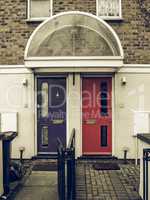 Vintage looking British Doors