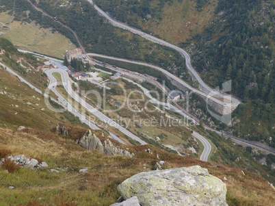 Siedlung Gletsch im Wallis