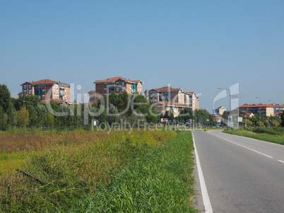 View of the city of Settimo Torinese