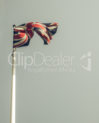 Vintage looking United Kingdom flag