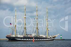 Segelschiff auf der Ostsee während der Hanse Sail