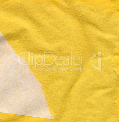 Yellow paper texture background