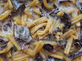 Paccheri pasta with mushrooms