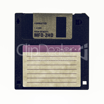 Vintage looking Floppy Disk