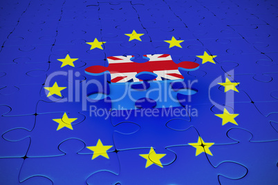 Composite image of great britain national flag
