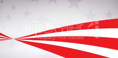 Digital image of American flag