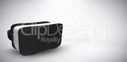 Composite image of digital image of virtual reality headset