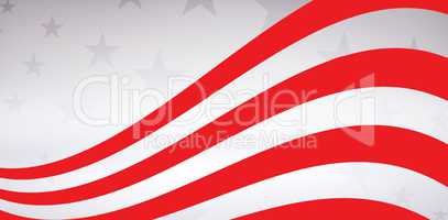 Digitally composite of red and white striped