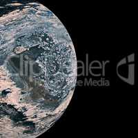Composite image of earth