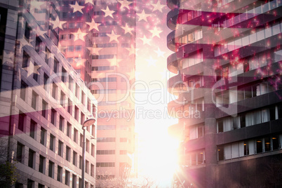 Composite image of colourful fireworks exploding on black background