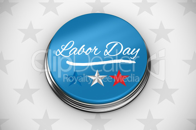 Composite image of panoramic shot of labor day text