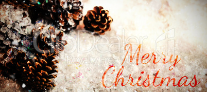 Composite image of merry christmas