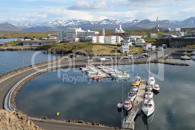 Hafen von Stykkisholmur, Island