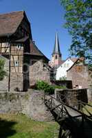 Burg und Kirche in Michelstadt