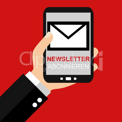 Newsletter abonnieren mit dem Smartphone