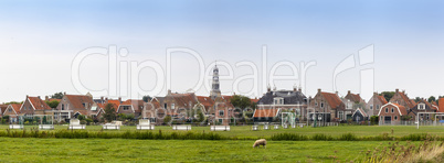 Panoramafoto von Hindeloopen Niederlande