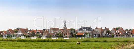 Panoramafoto von Hindeloopen Niederlande
