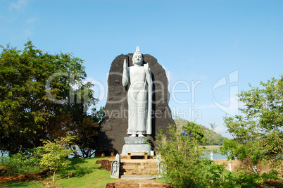The standing Buddha statue, Sri Lanka